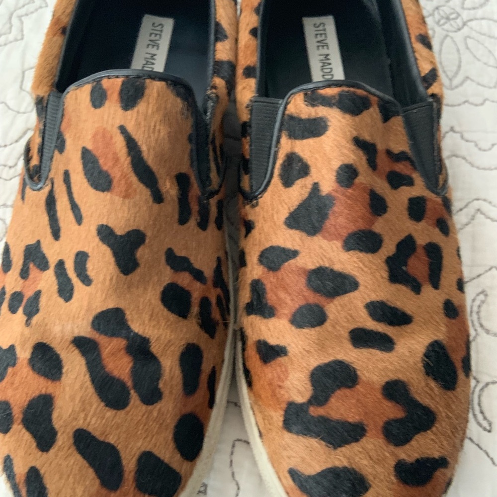 Leopard loafers